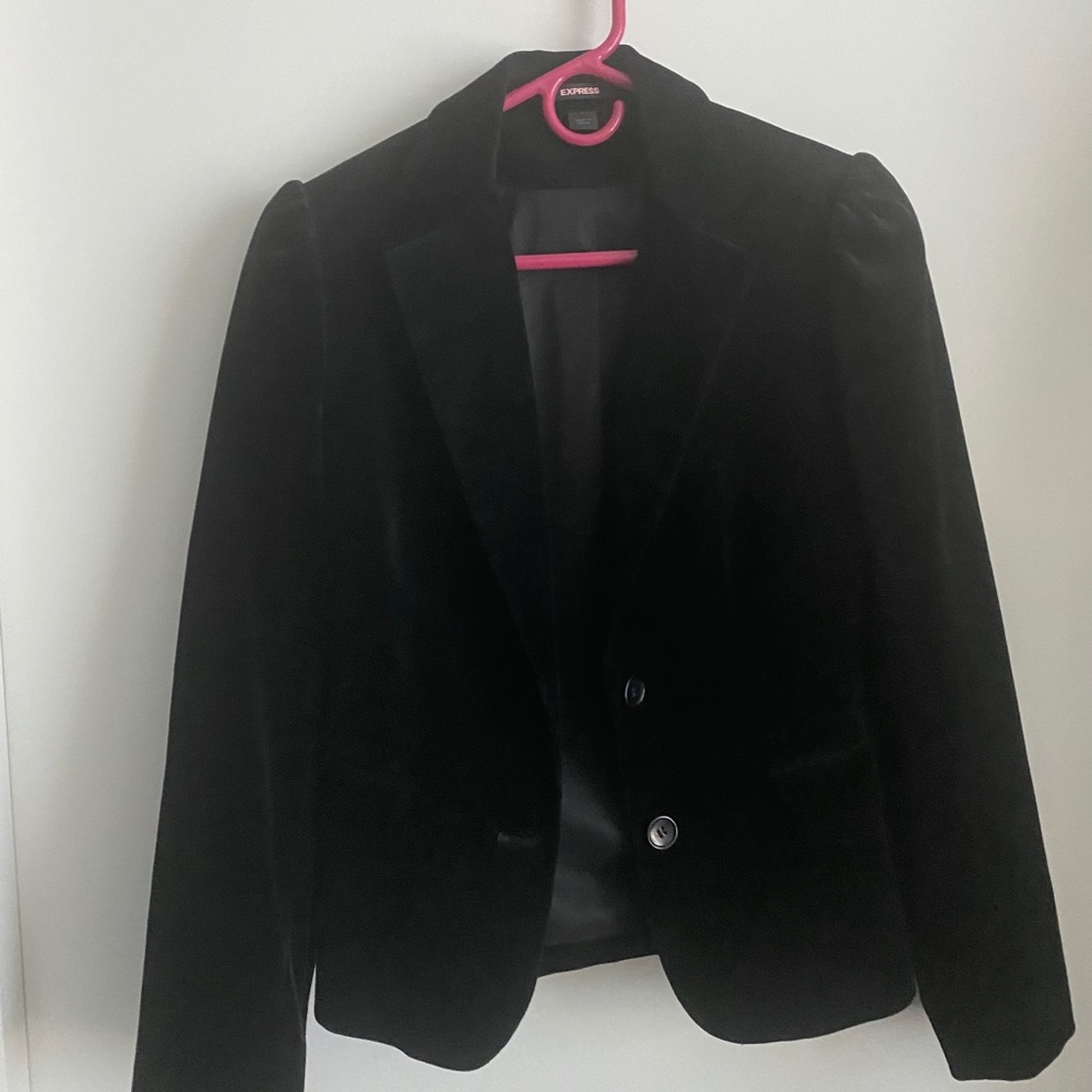Express Velvet Blazer